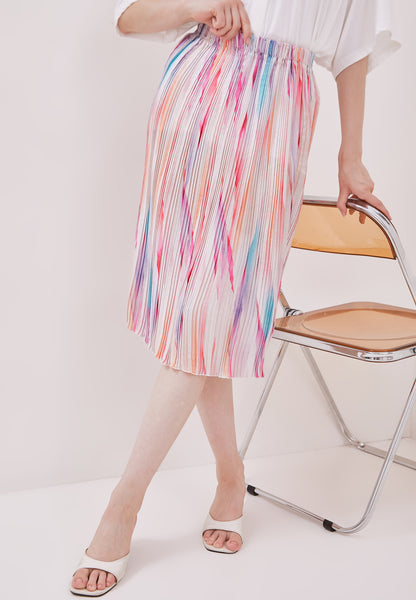 EMOTIONAL LANDSCAPE Pleated Skirt