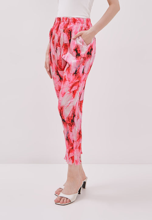PEONIES Pleated Pants