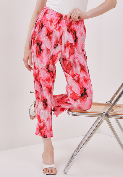 PEONIES Pleated Pants