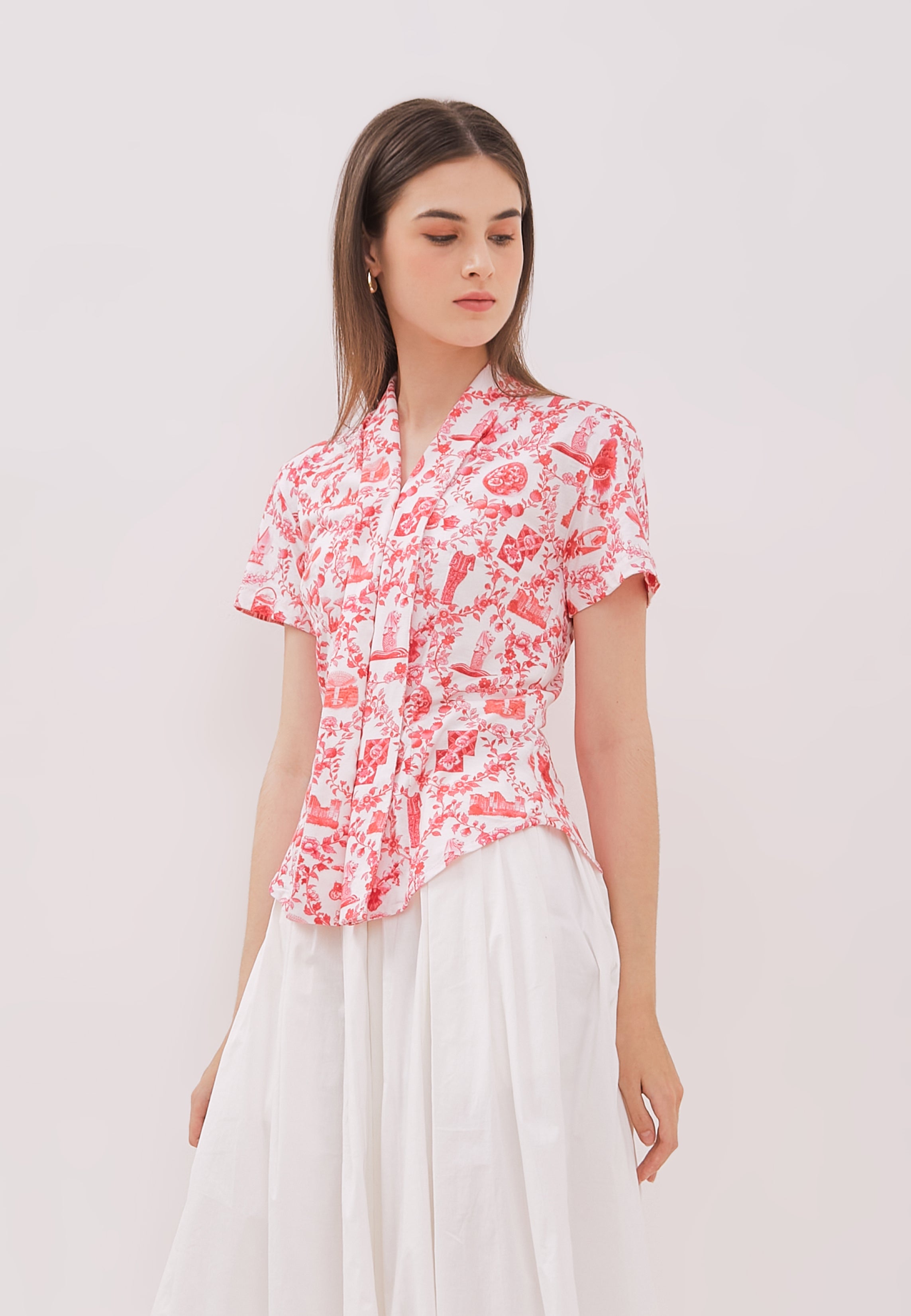 SINGAPORE ICONS Kebaya Top