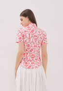 SINGAPORE ICONS Kebaya Top