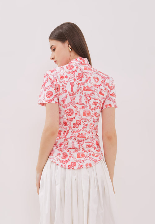SINGAPORE ICONS Kebaya Top