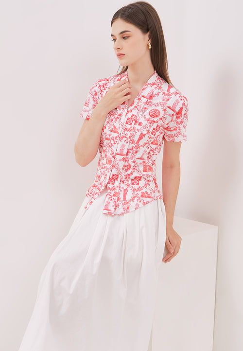 SINGAPORE ICONS Kebaya Top