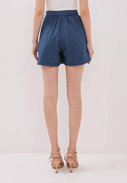 ORIGAMI Denim Blue Skort