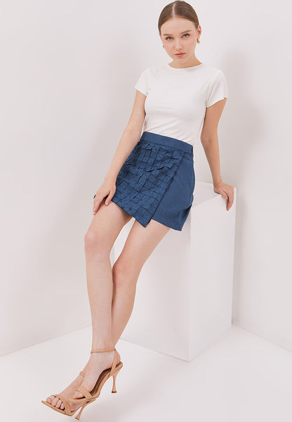 ORIGAMI Denim Blue Skort