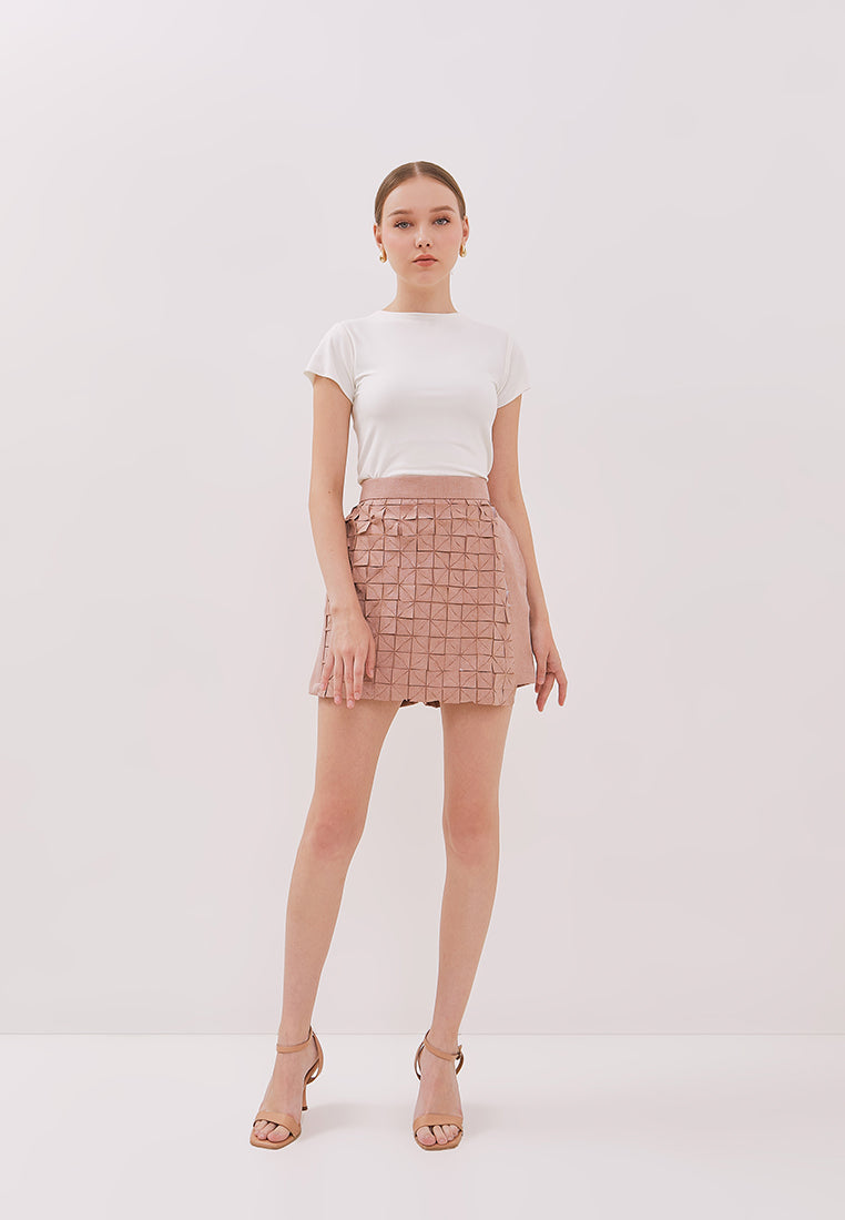ORIGAMI Dusty Pink Skort