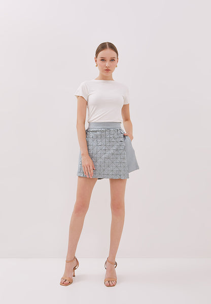 ORIGAMI Light Blue Skort