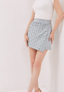 ORIGAMI Light Blue Skort