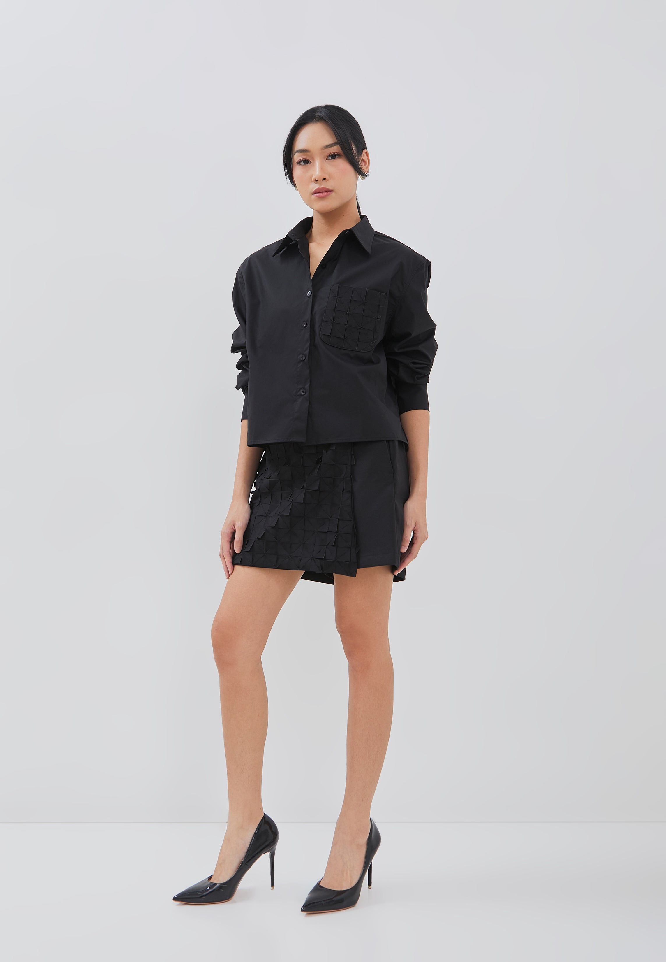 ORIGAMI Black Shirt