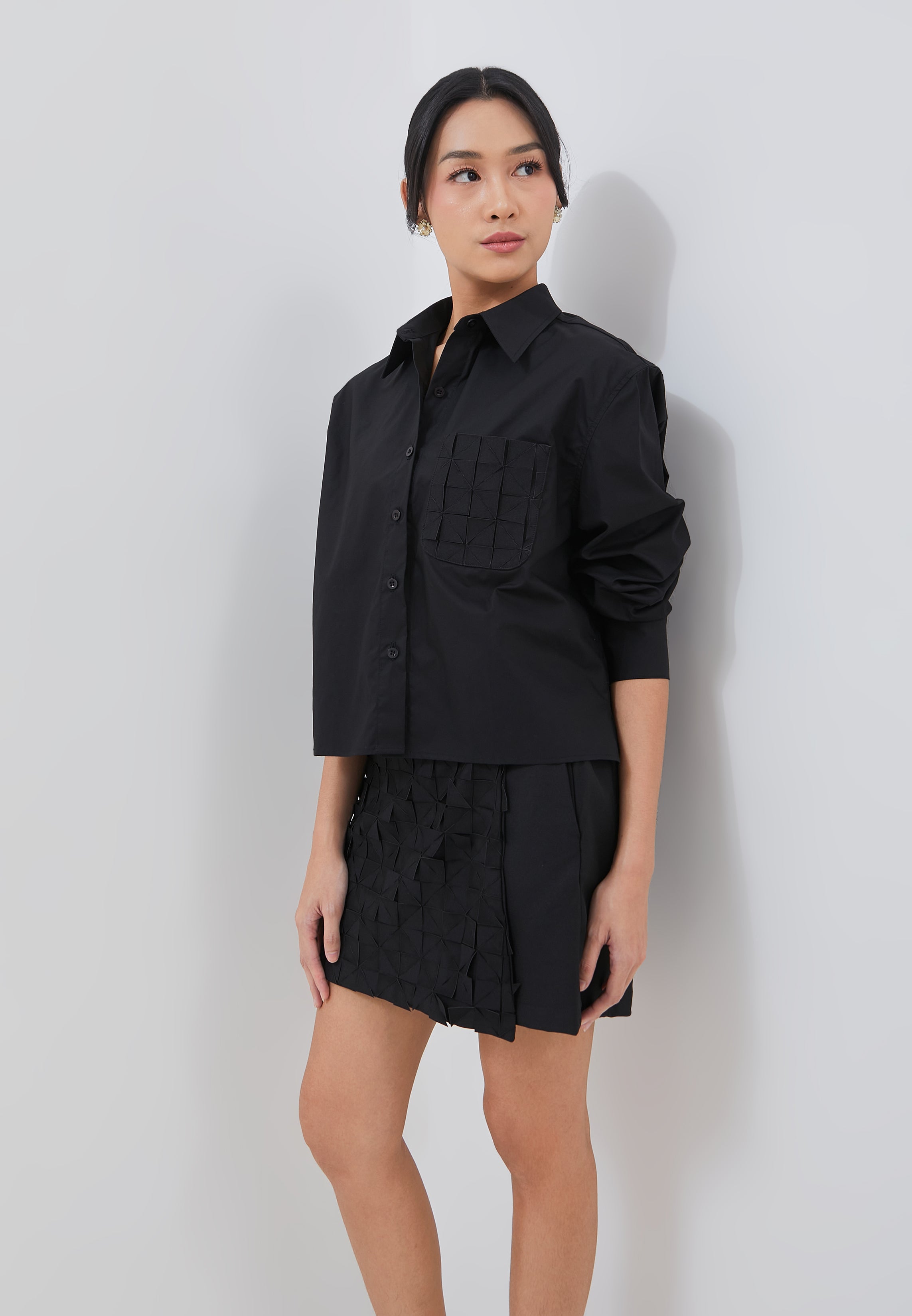 ORIGAMI Black Shirt