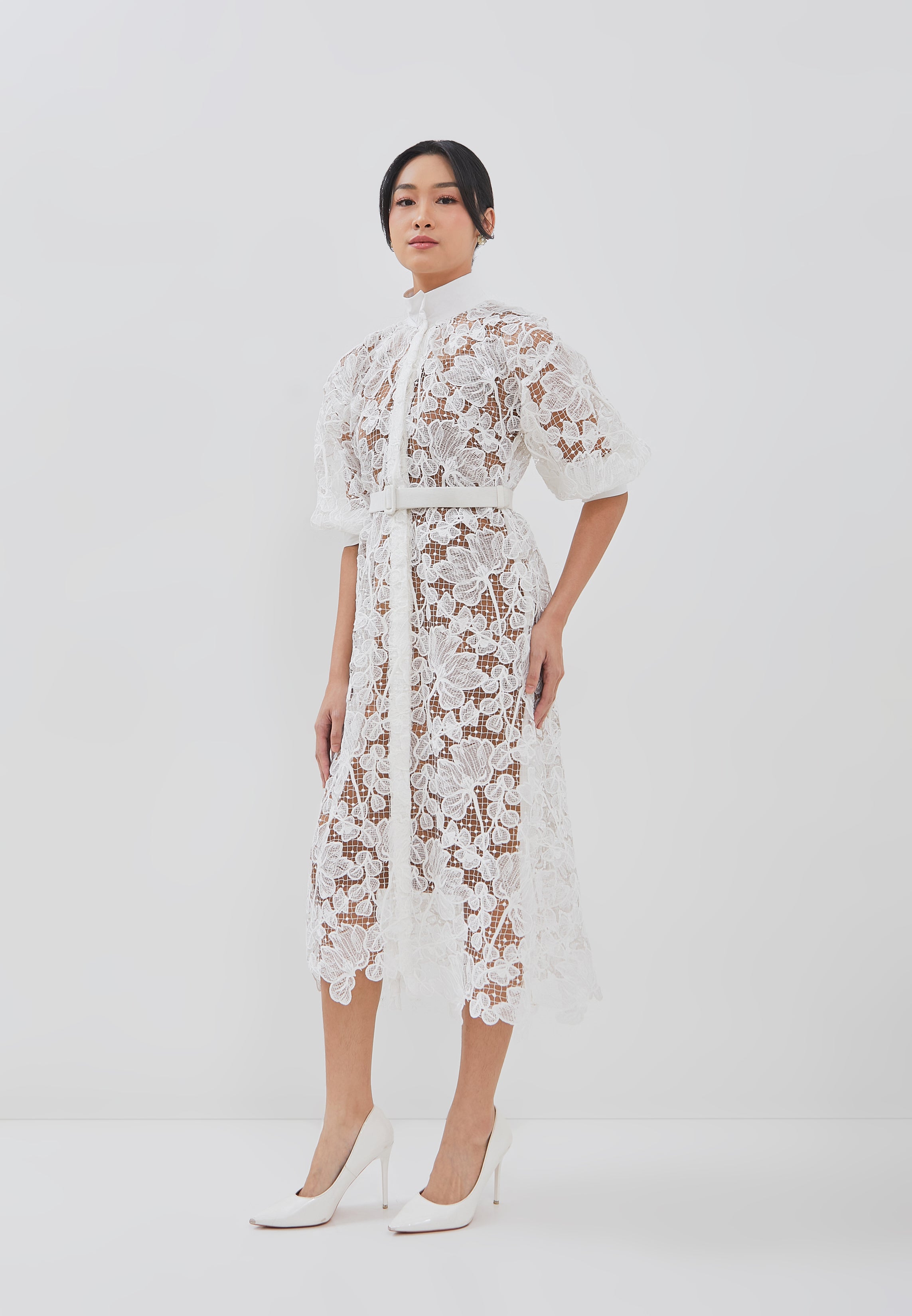EMBROIDERY Shirt Dress