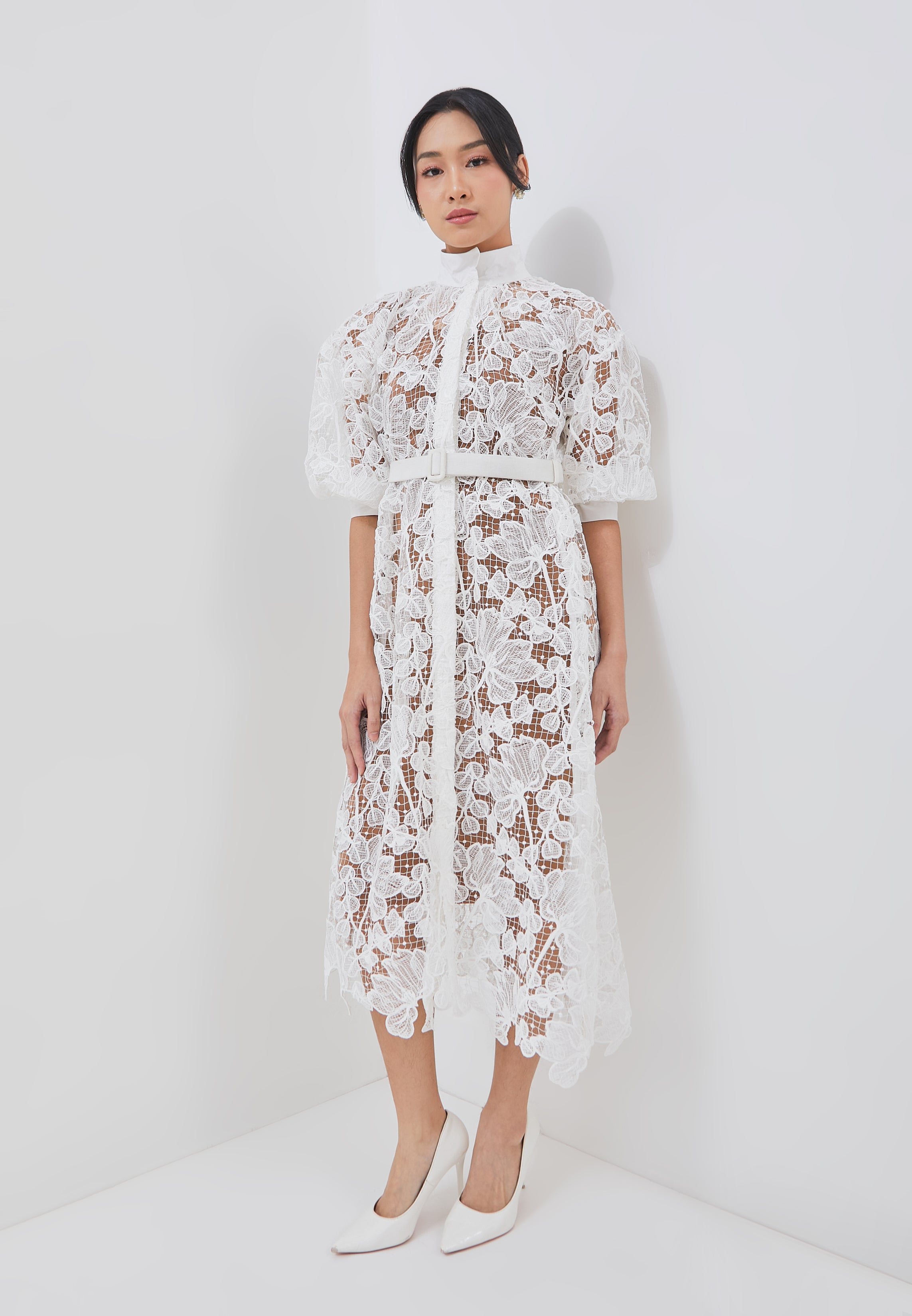 EMBROIDERY Shirt Dress