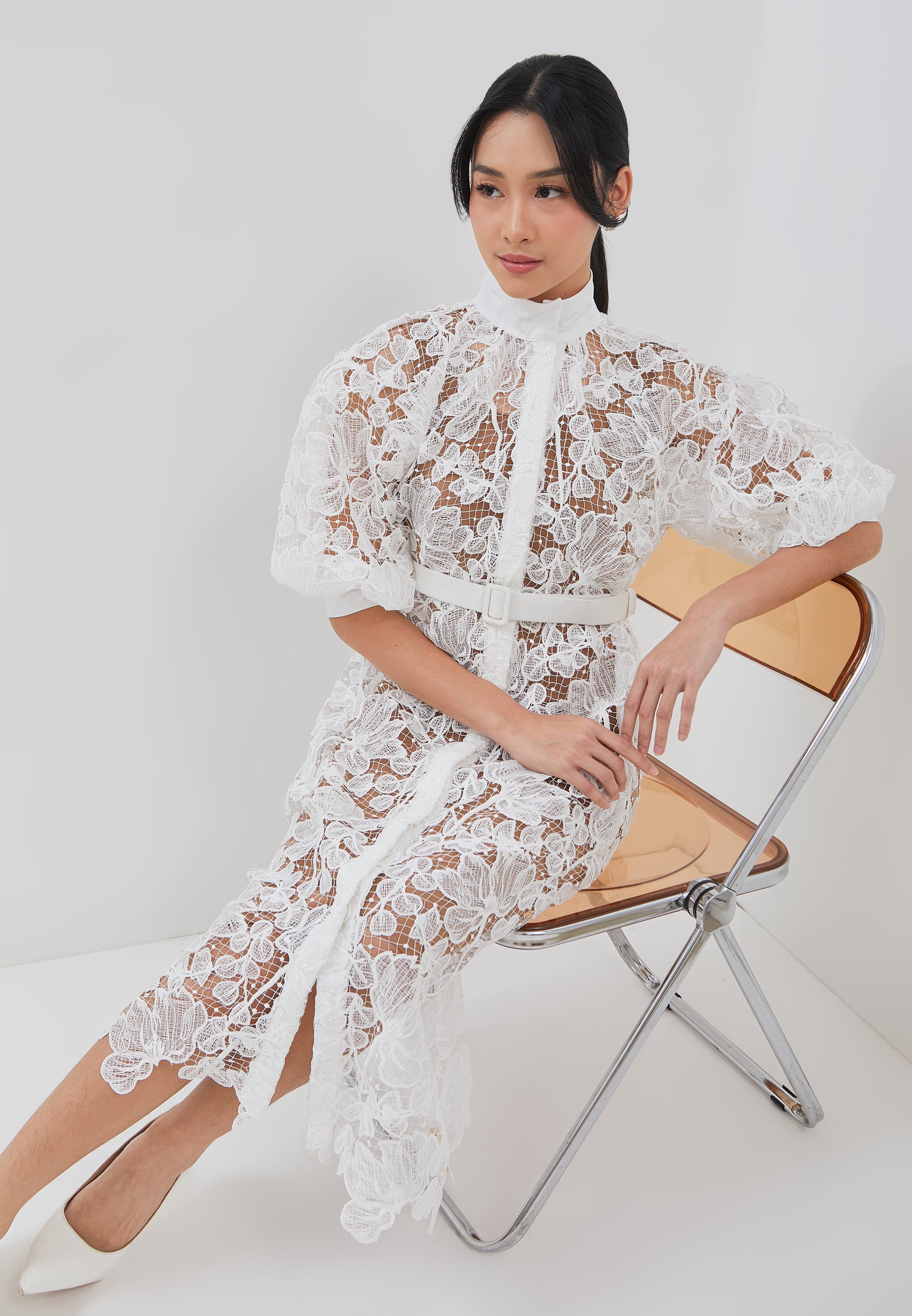 EMBROIDERY Shirt Dress