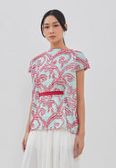 3D Tenun Mint Magic Top