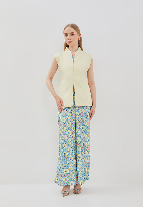 PERANAKAN PORCELAIN Straight Pants