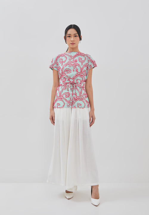 3D Tenun Mint Magic Top