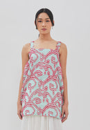 3D Tenun Mint Magic Top