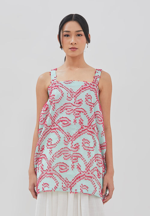 3D Tenun Mint Magic Top