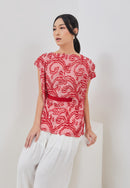 3D Tenun Pink Magic Top