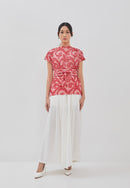 3D Tenun Pink Magic Top