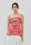3D Tenun Pink Magic Top