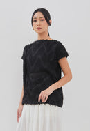 3D Tenun Black Magic Top