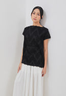 3D Tenun Black Magic Top