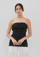 3D Tenun Black Magic Top