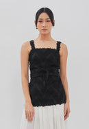 3D Tenun Black Magic Top