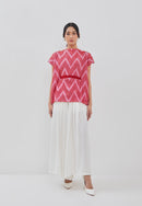 3D Tenun Fuchsia Magic Top