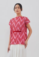 3D Tenun Fuchsia Magic Top