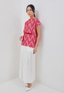 3D Tenun Fuchsia Magic Top