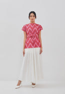 3D Tenun Fuchsia Magic Top