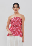 3D Tenun Fuchsia Magic Top