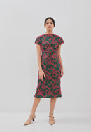 3D Tenun Green Magic Dress