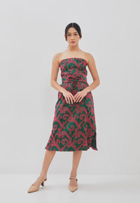 3D Tenun Green Magic Dress