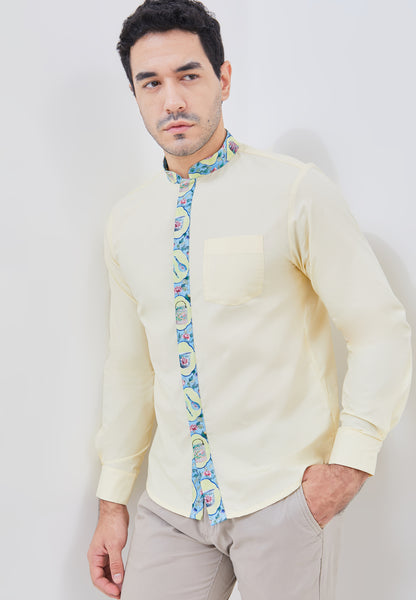 PERANAKAN PORCELAIN Long Sleeve Man Shirt