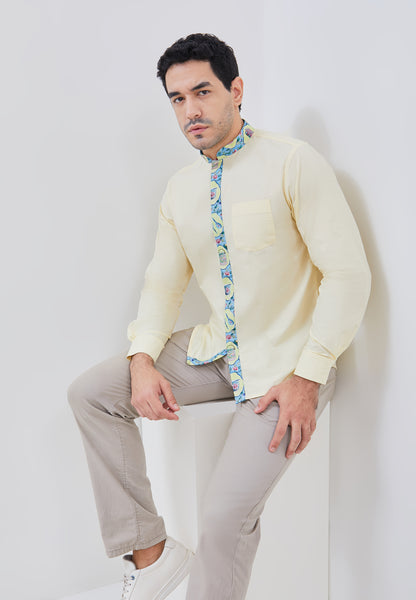 PERANAKAN PORCELAIN Long Sleeve Man Shirt