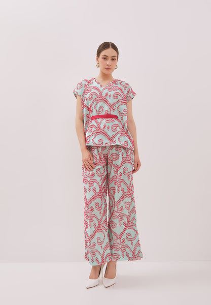 3D Tenun Mint Multiway Top