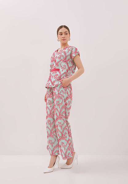 3D Tenun Mint Multiway Top