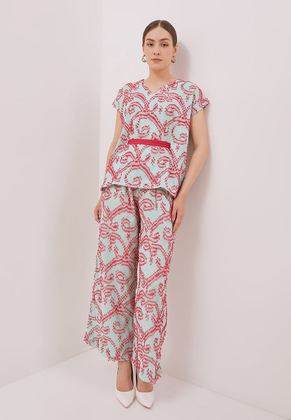 3D Tenun Mint Multiway Top