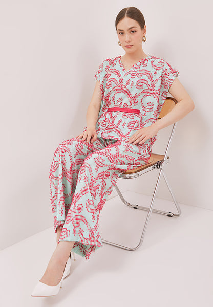 3D Tenun Mint Multiway Top