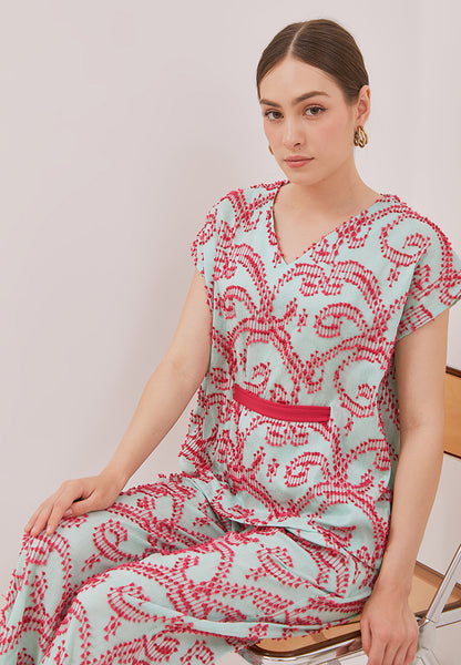 3D Tenun Mint Multiway Top