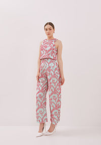 3D Tenun Mint High Waist Pants Maxi