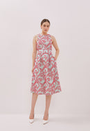 3D Tenun Mint Straight Skirt