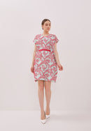 3D Tenun Mint Kimono Dress