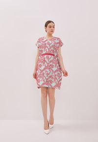 3D Tenun Mint Kimono Dress