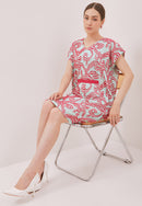 3D Tenun Mint Kimono Dress