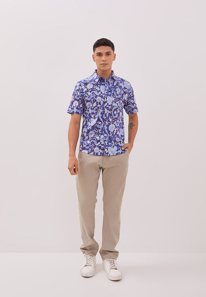 DRAGON Man Shirt with Point Collar