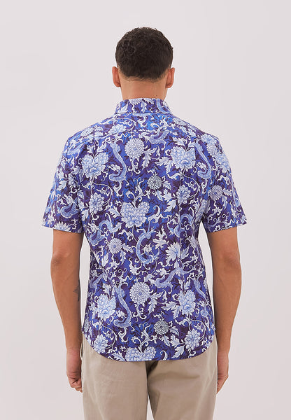 DRAGON Man Shirt with Point Collar